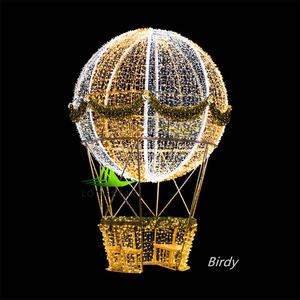 PRE-LIT GÉANT LED COLORÉ BALLON À <span class=keywords><strong>AIR</strong></span> CHAUD MARIAGE JARDIN DÉCORATION LED CADRE WAIRE IP65 IP66 ÉTANCHE LUMIÈRES LED - Product Image 4