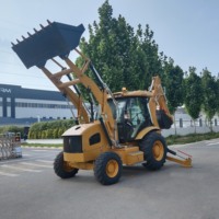 Chargeuse-pelleteuse diesel 4x4 de 2,5 tonnes, mini-tracteur, chargeuse sur pneus, fabrication originale chinoise
