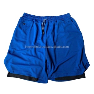 กางเกงวิ่งขาสั้นผู้ชายเอวสูงผ้าฝ้าย 100% ซิปหน้า กันลม กันน้ำ ระบายอากาศได้ดี เหมาะสำหรับออกกำลังกายที่ยิมและการฝึกซ้อม - Product Image 2