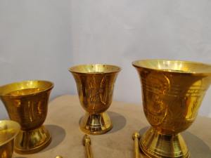 ครกและสากทองเหลืองคุณภาพระดับพรีเมี่ยมสำหรับห้องครัวในบ้านและที่ตั้งแคมป์ - Product Image 6