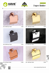 Distributeur de rouleaux de papier hygiénique moderne mural exclusif en acier inoxydable pour la maison et l'hôtel - Product Image 2