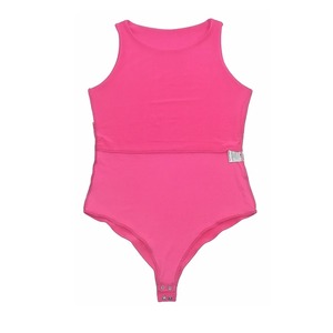 Traje de baño transpirable de alta calidad para mujer, traje de baño informal de verano sin mangas, diseño elegante personalizado, monos de una pieza - Product Image 6