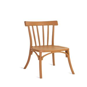 Minimalist Windsor Dining <b>Chairs</b> Solid Brown <b>Linen</b> with Durable Plastic Frame Outdoor Bedroom Villa Hotel Apartment Use - Product Image 1