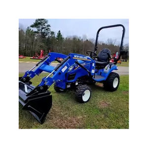 Tractor New Holland Workmaster 75 con plataforma plana y Controles fáciles de usar para trabajos de carga e implementos - Product Image 5