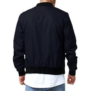 Blouson aviateur à la mode pour hommes tissu en toile avec col montant style High Street nouveauté hiver meilleur vendeur en ligne - Product Image 4