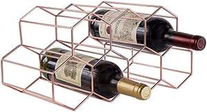 Counter Top Free Standing <b>Wine</b> Storage <b>Shelf</b> Metal <b>Wine</b> Bottle Holder Wall Mounted <b>Wine</b> Display <b>Rack</b> Stand - Product Image 3
