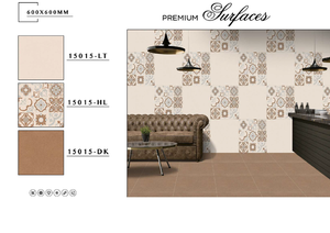 Carreaux de sol en céramique de haute qualité, design moderne, porcelaine, surface mate émaillée, 600x600 mm, pour salle de bain intérieure, appartement - Product Image 6