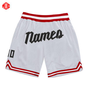 Pantalones cortos de malla de sublimación para hombres de gimnasio de doble capa de alta calidad al por mayor 100% poliéster baloncesto 5 pulgadas pantalones cortos de malla personalizados - Product Image 1