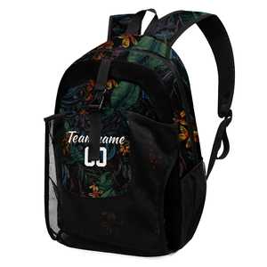 Sac à dos de sport de luxe personnalisé avec motif de lettres, en nylon et polyester, pour le basketball, la salle de sport, l'école, les voyages, capacité de 20 à 35 L, BB-0090 - Product Image 3