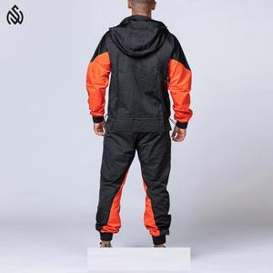 ชุดวอร์มเสื้อกันลมสำหรับผู้ชายกางเกงคาร์โก้ไนลอนแบบมีซิปน้ำหนักเบาชุดวอร์มกันลมออกแบบได้ตามต้องการ - Product Image 2