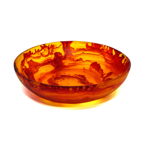 Bol en résine de haute qualité Bol en résine de luxe bon marché Pièce maîtresse Bol artisanal en résine personnalisé - Product Image 6