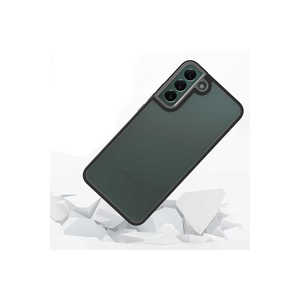 Coque en silicone premium SENK Flora Series pour Samsung Galaxy S22 Plus, souple, antichoc, fine, noire, style Ins - Product Image 2