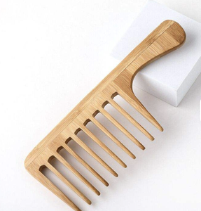 Luxury Organic Bamboo Wood <b>Hair</b> Paddle <b>Brush</b> Scalp Massage Comb Custom <b>Natural</b> Wooden Handle Detangling - Product Image 1