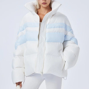 Winter Puffer <b>Jacket</b> for Men and Women <b>Warm</b> Thick Down Coat Fashion Zipper Outerwear Casual Windproof <b>Waterproof</b> Lightweight - Product Image 3