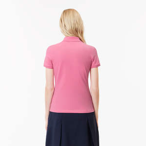 Marca personalizada al por mayor de algodón liso personalizado cuello ajuste Golf camisa de las mujeres última moda de la calle de las mujeres Polo camisa - Product Image 3