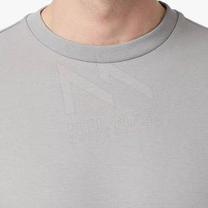 2023, Jersey hecho a medida para hombre, Sudadera con cuello redondo, teñido liso, hecho de poliéster/algodón para la venta de invierno, OEM personalizado - Product Image 4