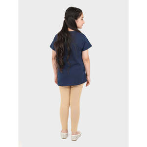 T-shirt graphique d'été TVEGA pour femme en jersey de coton respirant avec décoration florale, haut léger et ample en spandex ajusté - Product Image 4