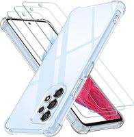 Funda Protectora de Silicona Transparente, Suave, Antihuellas, Antigolpes, de TPU para A52 5G A72 A42 A32 A22 A12 A13 A03
