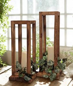 Portavelas de Madera de Lujo, Portavelas Artesanales para Decoración Elegante del Hogar, Mesas de Comedor y Bodas, Calidad Premium - Product Image 5