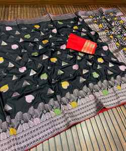 Ready-to-Wear <b>Organza</b> Saree for Women - Product Image 4