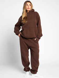 Sudaderas con Capucha Personalizadas de Alta Calidad para Hombre y Mujer, Conjunto de Sudadera y Pantalones Deportivos Holgados, Fabricantes de Chándales Unisex - Product Image 2