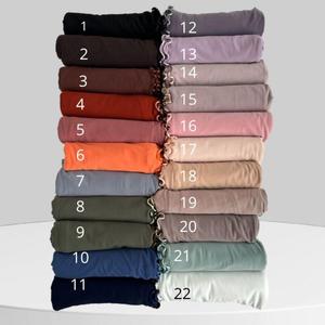 ชุดฮิญาบแบบเรียบง่ายเสื้อเจอร์ซีย์พรีเมียมผลิตภัณฑ์ vaymode - Product Image 2