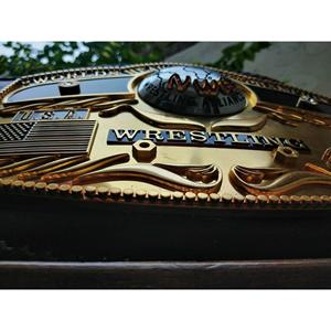 Cinturón de Campeonato Mundial de Peso Pesado de la NWA, Cinturón de Campeonato de Metal Chapado en Oro, Placas de Diseño CNC, Diseño 3D - Product Image 2