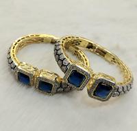 Bracelet élégant et tendance en laiton plaqué or antique avec pierre verte, fait main, bijoux indiens, cadeau pour femme