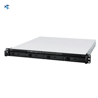 Serveur NAS 4 baies RS822RP+ pour stockage en réseau, gestion des données, montage en rack, système d'alimentation redondant RJ-45 1GbE