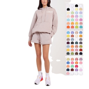 Nueva Sudadera con Capucha de Invierno para Mujer, Tejida en Algodón 100%, Personalizada, con Bolsillo Tipo Canguro y Logotipo Frontal - Product Image 1