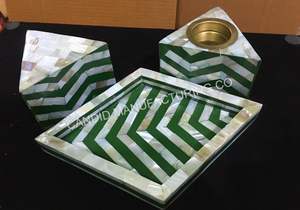 Brûleur d'encens en nacre Bakhoor spécial à usage domestique avec diffuseur d'aromathérapie indien fait à la main au parfum de lavande et de gingembre - Product Image 5