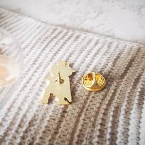 Venta al por mayor de La Orden del Círculo Dorado Símbolo Logo Diseño Oro y Blanco Esmaltado Masónico OGC Lady ronpex - Product Image 3