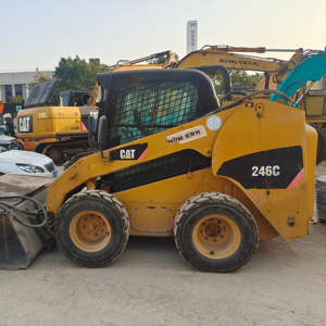 Minicargadora usada CAT246D, buenas condiciones de trabajo, precio barato, MINICARGADORA usada CAT 246C 236D 262D 272D - Product Image 1