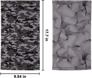 Polaina de cuello sin costuras de tubo de lana de invierno 100% personalizada con máscara de esquí facial para esquiar al aire libre ciclismo calentador de cuello/polaina - Product Image 6