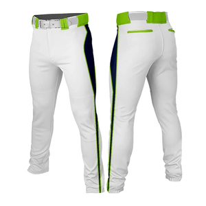 Personalizado Unisex Adulto Softball Uniforme de entrenamiento Transpirable Tallas grandes Secado rápido Poliéster Juego de béisbol Pantalones deportivos Conjunto - Product Image 3