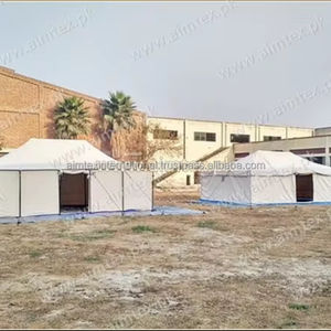 เต็นท์ผู้ลี้ภัยเต็นท์ระฆังผ้าใบขนาดใหญ่ทำจากผ้าฝ้าย100% กันไฟกันรังสียูวีและกันน้ำน้ำหนักเบาและเคลื่อนย้ายได้ - Product Image 1