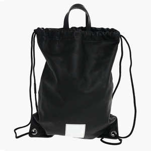 Sac à dos en polyester de qualité supérieure avec cordon de serrage, couleur noire, sac de sport de voyage en tissu avec logo personnalisé imprimé - Product Image 1