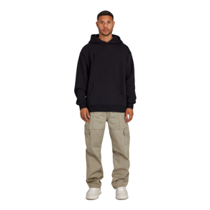 Sudadera Casual de Invierno para Hombre, 100% Algodón, Tejido Francés, Corte Regular, Transpirable, Ecológica, Estilo Hip Hop, Color Sólido - Product Image 6