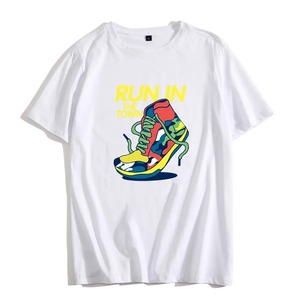 T-shirt uni 100% coton pour hommes t-shirts décontractés de haute qualité avec logo de votre marque personnalisé en gros - Product Image 2