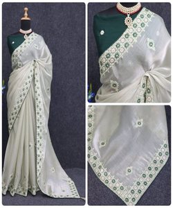 Lujoso fabricante de saris de ropa de oficina de lino, que proporciona atuendo profesional para entornos corporativos - Product Image 4