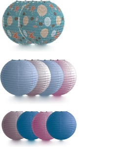 Trung Quốc Thiết Kế Giấy Đèn Lồng Đa Màu Sắc Quả Bóng Hình Dạng Treo Đèn Lồng Cho Giáng Sinh Đảng Trang Trí Ấn Độ Nhà Cung Cấp - Product Image 4