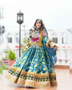 Robes longues pour femmes, style afghan kuchi vintage, faites à la main, best-seller, appliques en dentelle, glands, designs personnalisables, 100% - Product Image 4