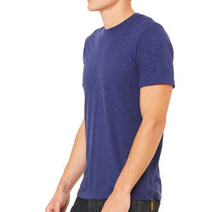 Niveau suivant coupe régulière t-shirt coton épais Streetwear hommes impression personnalisée t-shirt blanc uni Logo 100% coton T-Shirt vêtements - Product Image 5