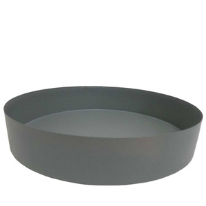 Bulk Dough <b>Bowl</b> <b>Fruit</b> <b>Bowl</b> for Dinnerware Handmade Customized in Round Iron Serving <b>Grey</b> Color Large Size Salad <b>Bowl</b> - Product Image 4