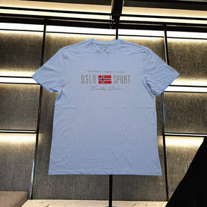 Nouvelle arrivée à la mode de qualité supérieure T-shirt décontracté à manches courtes respirant et écologique pour hommes Export - Product Image 1