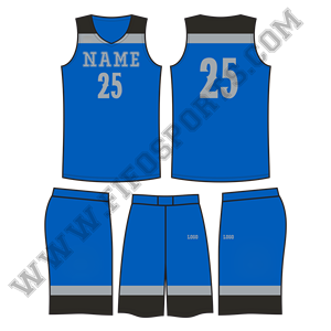 Maillot de basket-ball à séchage rapide personnalisé grande taille ensemble d'uniformes imprimés par sublimation respirants vêtements de basket-ball élégants - Product Image 4