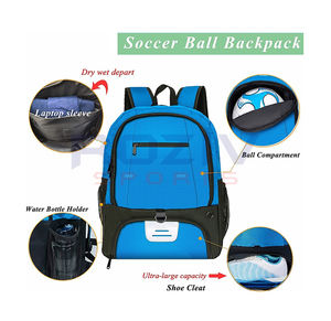 Mochilas Deportivas Unisex Blancas y Negras al por Mayor, de Poliéster de Alta Calidad, Personalizables, para Fútbol, Gimnasio y Actividades al Aire Libre - Product Image 2
