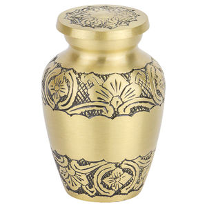 Handcrafted European Style Brass Cremation Urn Customizable Stainless Steel Aluminum Design Durable Memorial for <b>Your</b> <b>Loved</b> One - Product Image 1