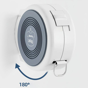<span class=keywords><strong>Extérieur</strong></span> Poulie Blanchisserie Balcon Lavage Robuste Doublure Pliable Séchage Vêtements Ligne de Production - Product Image 5