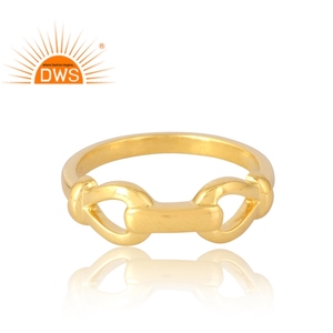 Anillo de Plata de Ley 925 chapado en oro de 18 quilates, joyería fina Demi para mujer, regalo para ella - Product Image 3